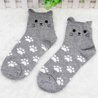Mačje čarape - sive