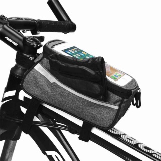 Torbica za bicikl za Smartphone - siva