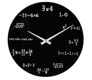 Matematički sat - crne