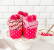 Čarape - ružičasti cupcake