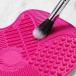 Silikonski jastučić za čišćenje kistova - ružičasti
