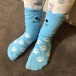 Mačje čarape - plave