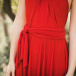 Univerzalna kratka haljina - crvena