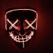 Zastrašujuća svjetleća maska - crvena