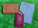 Omot za putovnicu - smeđi