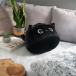 Jastuk crna mačka