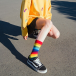 Čarape u duginim bojama